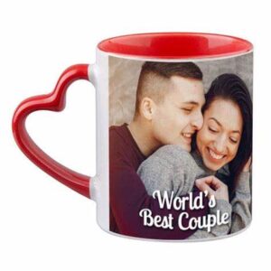 Romantic Heart Handle Mug